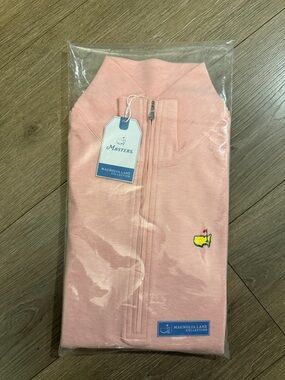 Masters 2026 Magnola Lane Women’s Zip Knit Pullover Sweatshirt Size L NWT Unworn